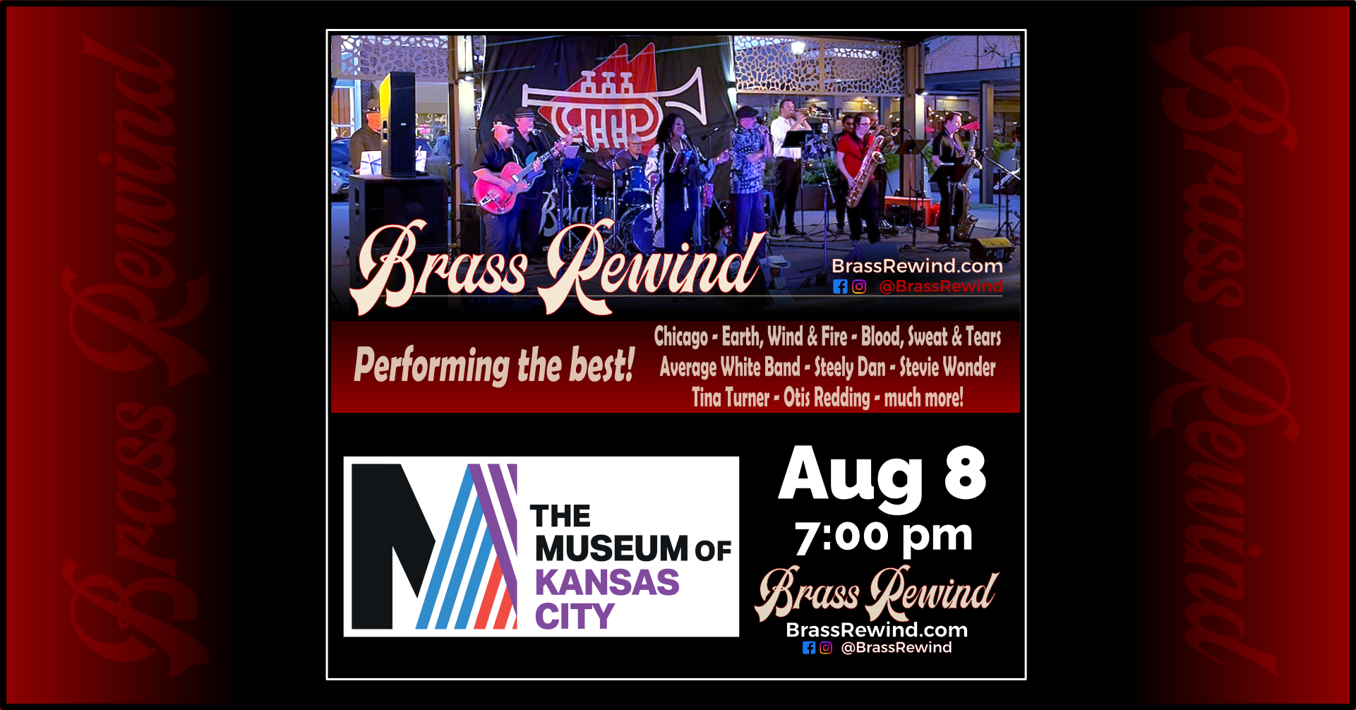 Brass Rewind at the KC Museum, Kansas City, MO -- August 8