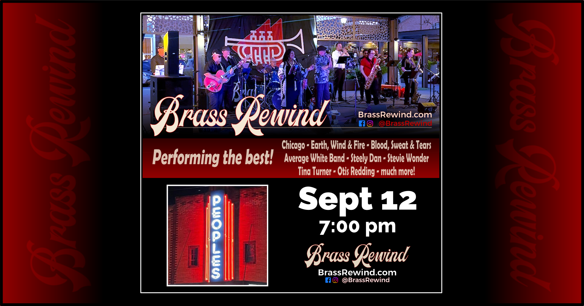 Brass Rewind at Peoples Theater, Pleasant Hill, MO September 12