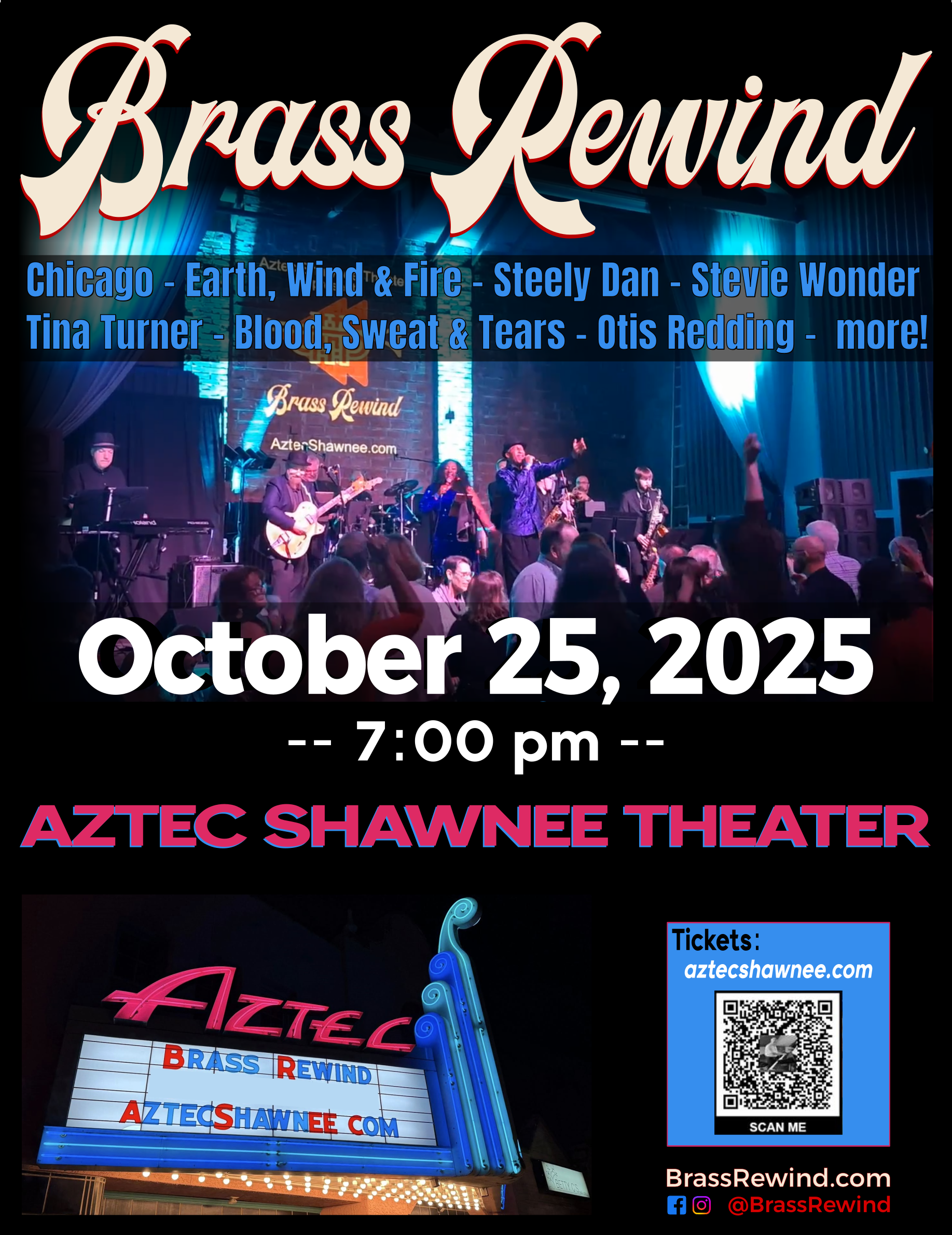 Brass Rewind at the Aztec Shawnee Theater - October 25, 2025