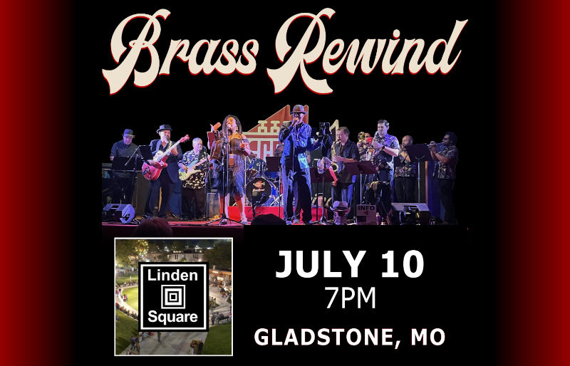 Brass Rewind returns to Linden Square in Gladstone - July 10, 2026