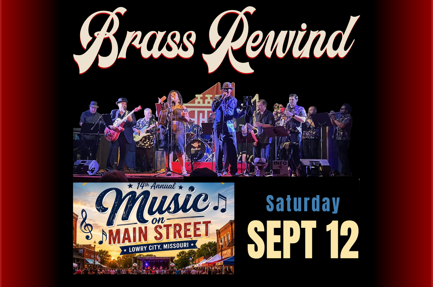 Brass Rewind at Music on Main Street - Lowry City, MO